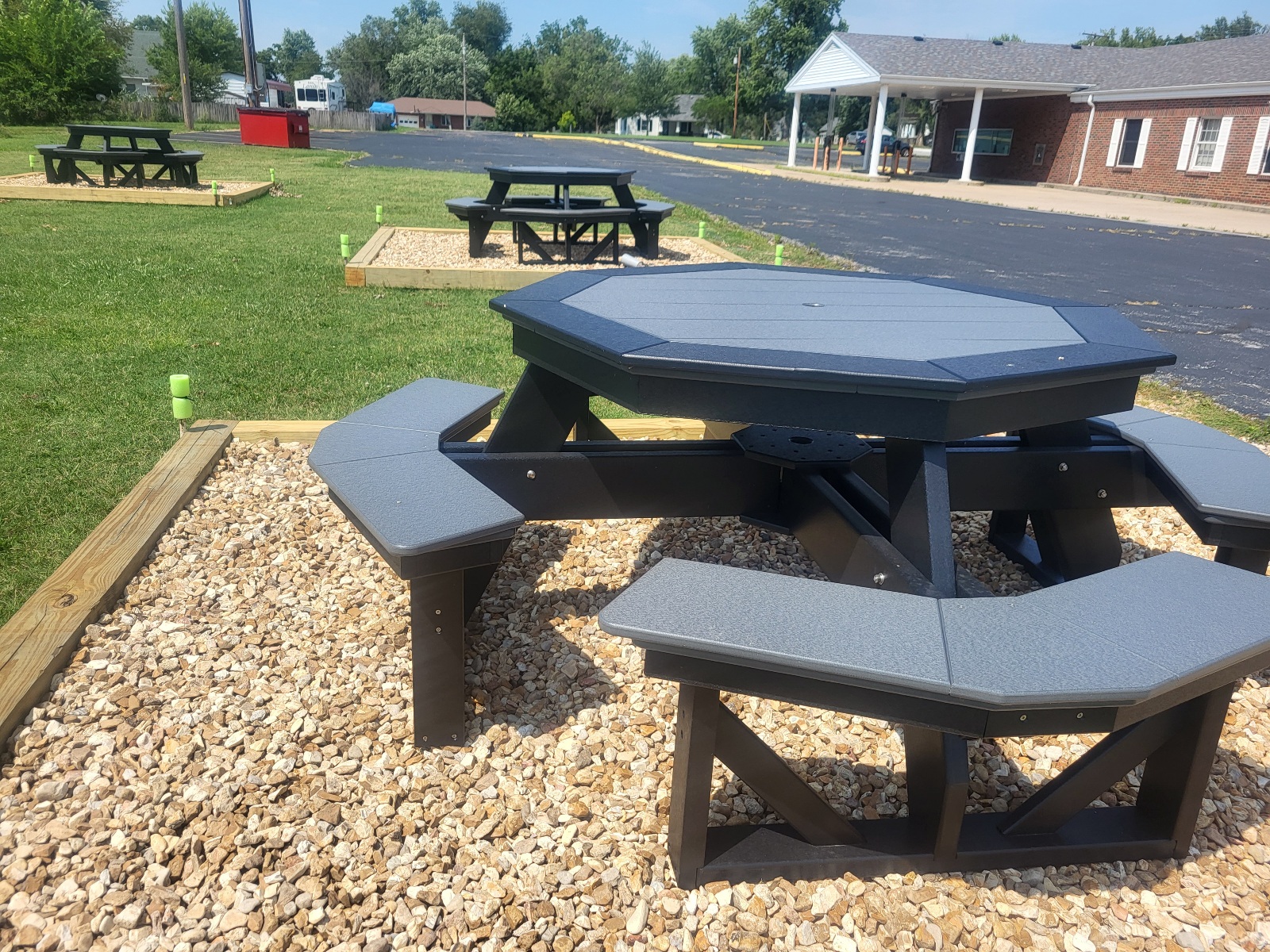 New sidewalks, storm siren, picnic tables in Sparta